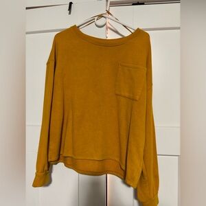 Orange Fall Sweater Large